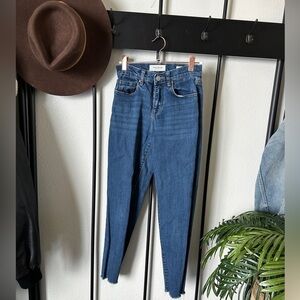 PACSUN medium wash vintage icon high rise retro denim jeans